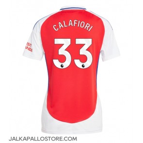 Arsenal Riccardo Calafiori #33 Kotipaita Naisten 2024-25 Lyhythihainen